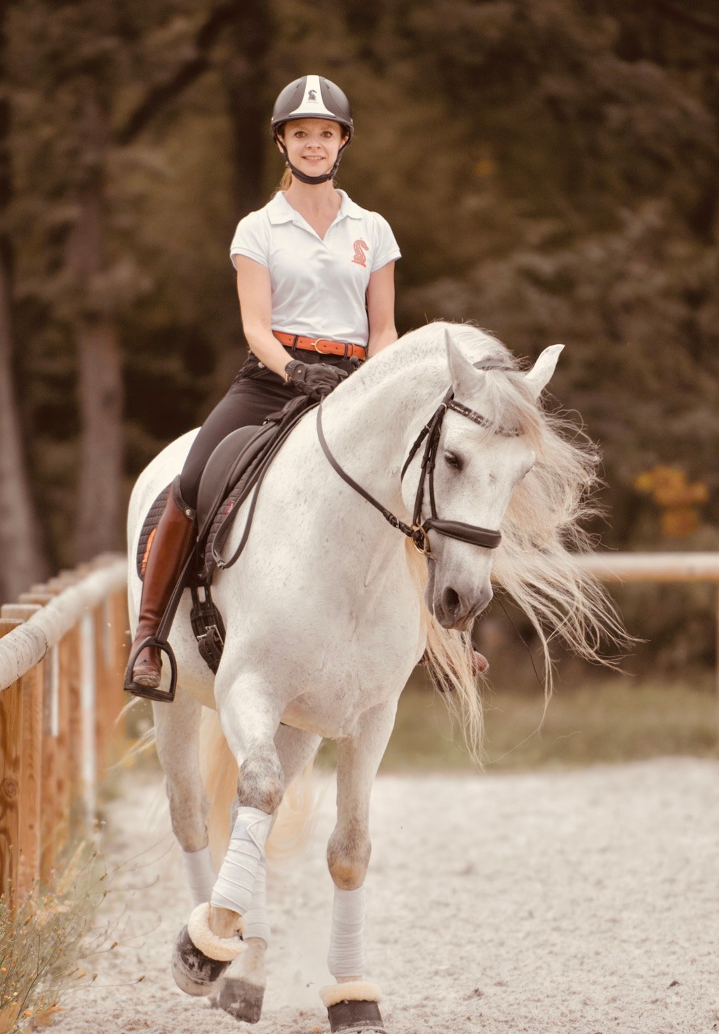 Jeanne Foy avec Ganador de Cris